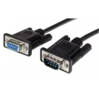 RS232-2M-MF 2m Black Straight Through DB9 RS232 Serial Cable - M/F