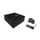eelectron Demo Box With External Power Supply 24Vdc 1A, Sb40A11Knx-Plbl, Eejbfanm - "3025 - Knx Switch 4Ch + Thermostat 55X55Mm, Included Plate - Plastic" - Black