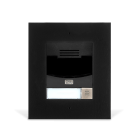 9155301CBF Solo (Flush Mount) 1 Button Intercom with Camera - Black