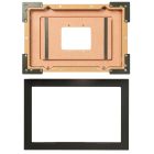 ITP-12-RBKT-BK Flush Mount Retro Kit for ITP-12 in Black