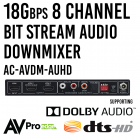 AC-AVDM-AUHD Audio Downmixer with ARC, Dual HDMI Out
