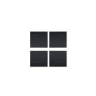 eelectron KIT 4 BUTTONS PAINTED PLASTIC BLACK - LINE
