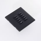 WLM-100-MB 10 Button Matt Black Cover Plate Kit for WCM Wired Control Modules - Single Gang
