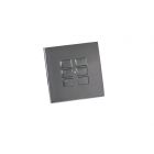 RP-EOS-6-PC cover plate kit for EOS wireless control modules - Polished Chrome