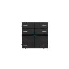 eelectron SO08L02KNX-3 - OL-U LITE SWITCH 8 BUTTONS/ 16CH - RGB - BLACK