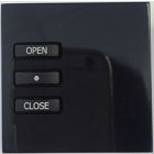 WEU-03-B 50x50 Euro Module Cover Plate for WCM-030 - Black