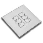 WP-EOS-60-SC cover plate kit for EOS wired control modules - Single Gang Satin Chrome (Silk) 