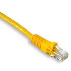 AS-U-C6-P44-YLW-1 Cat6 Unshielded Patch Cable - Yellow 1m
