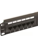 C5E 1U 24 PORT UTP PATCH PANEL BLACK