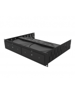 R1498/2UK-SONAMP2 Penn Elcom 2U Rack Shelf & Faceplate Cut Out For 2 x Sonos Amp Units