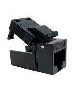 705BK-1 EZ-SnapJack Cat5e UTP (Black) Each - EOS
