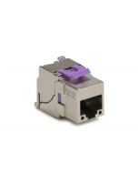 751-1 Tooless Shielded Cat6A Keystone Jack