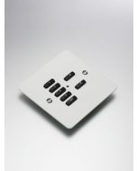7-Button lighting flat plate kit, suitable for flush or surf