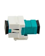 CLE-SSF-B-SC-MM-KIW CLEERLINE FIBRE OPTIC KEYSTONE INSERT | SIMPLEX SC TO SC | MULTIMODE | WHITE