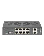 NV-FLX-08 FLEX8 : 8 Port Long Reach 2 or 4 pair UTP PoE++ UNMANAGED SWITCH