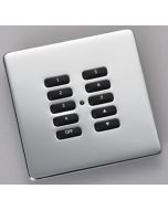 RLF-100-MSS Wireless 10 Button Cover Plate Kit (Screwless) Mirrored SS