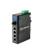 CLE-SSF-1x4POE-RUGGED - Cleerline - Industrial 1xSFP to 4xRJ45 Gb Switch with PoE+